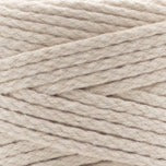 MAHINA Garn 3mm geflochten Natur 150m - mahina