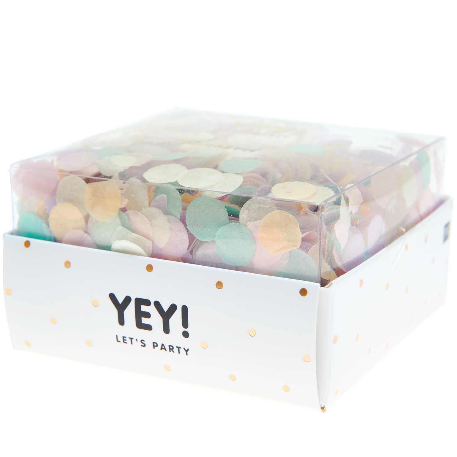 Rico Design Streuteile/Konfetti Pastel Rainbow Mix 20g - mahina