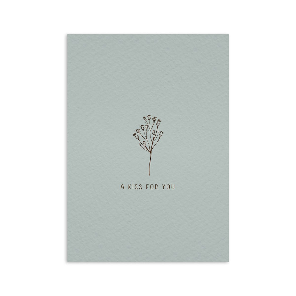 Geschenkkarte "A Kiss For You" - MAHINA
