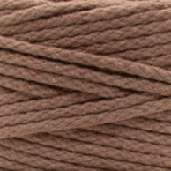 MAHINA Garn 4mm geflochten Teddybraun 200m - MAHINA