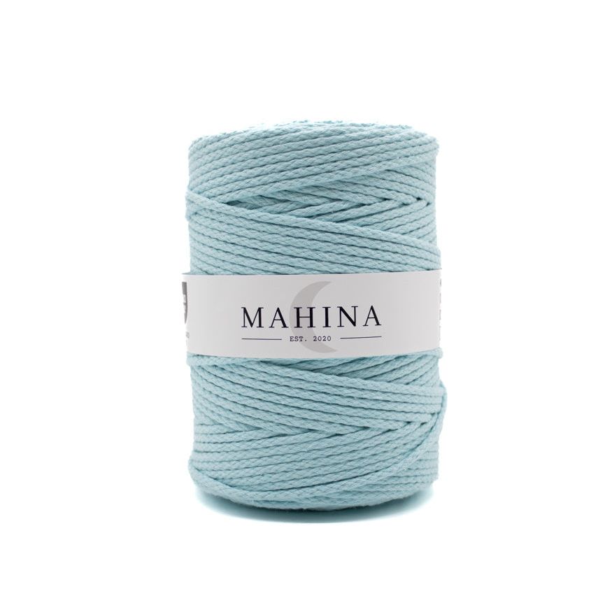 MAHINA Garn 4mm geflochten Mint 200m - mahina
