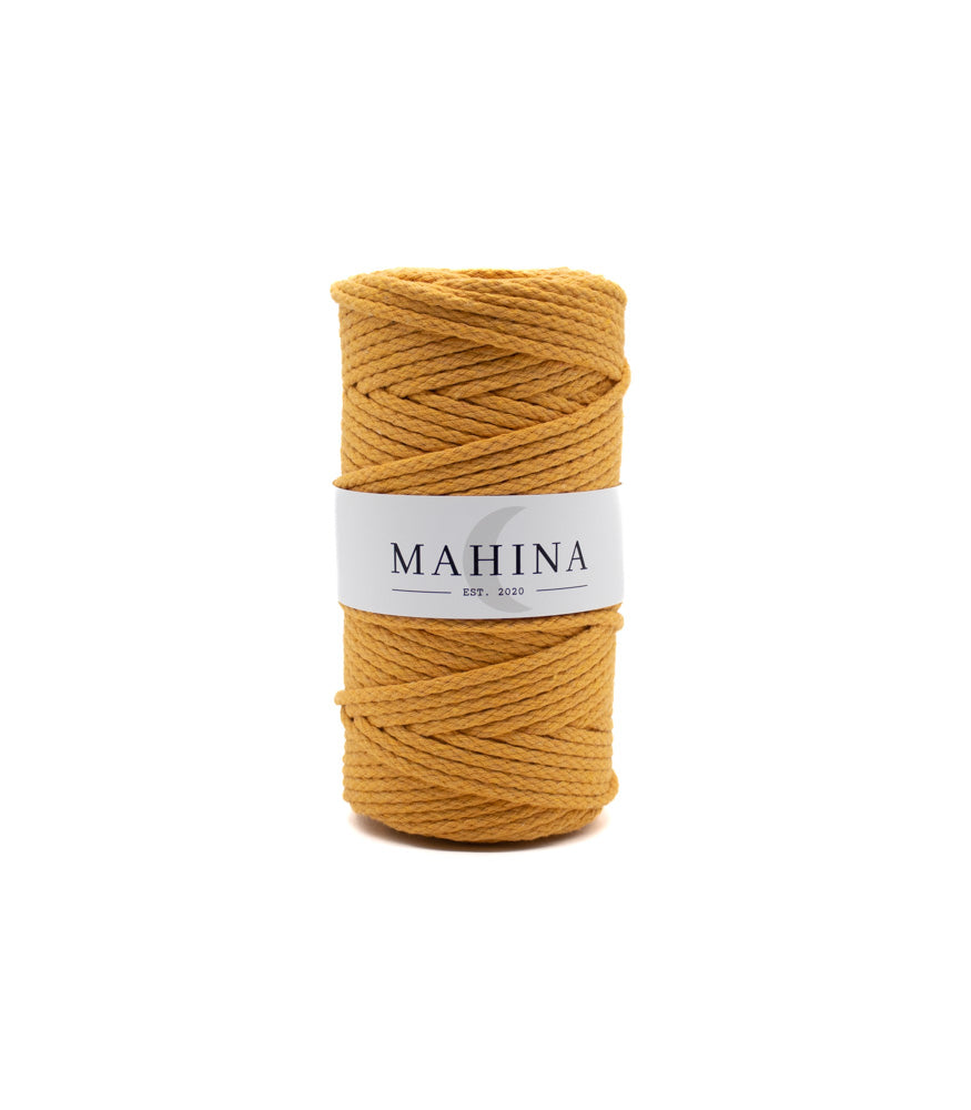 MAHINA Garn 4mm geflochten 100m verschiedene Farben - mahina