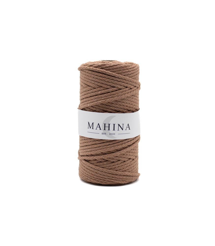 MAHINA Garn 4mm geflochten 100m verschiedene Farben - mahina