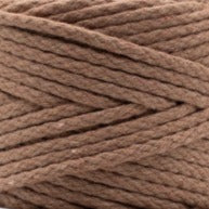 MAHINA Garn 4mm geflochten Teddybraun 100m - mahina