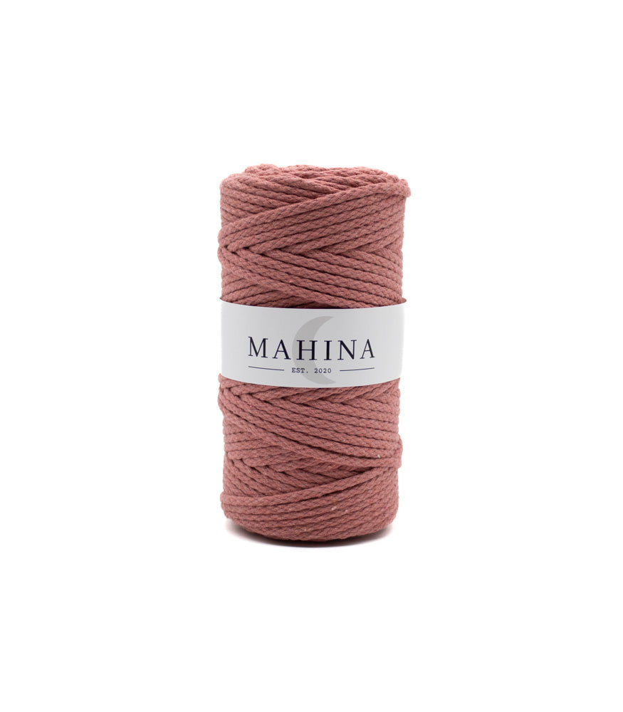 MAHINA Garn 4mm geflochten 100m verschiedene Farben - mahina