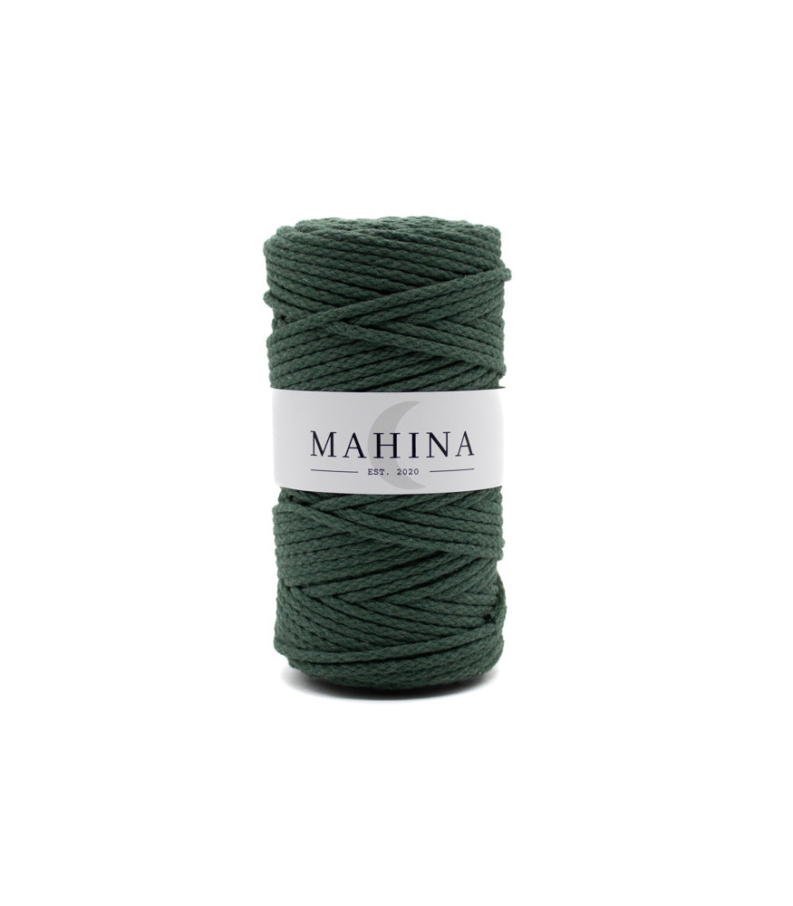 MAHINA Garn 4mm geflochten 100m verschiedene Farben - mahina