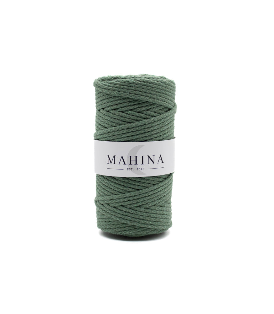 MAHINA Garn 4mm geflochten 100m verschiedene Farben - mahina