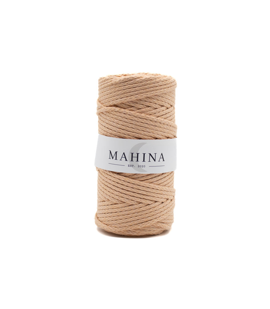 MAHINA Garn 4mm geflochten 100m verschiedene Farben - mahina