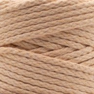 MAHINA Garn 4mm geflochten Apricot 100m - mahina