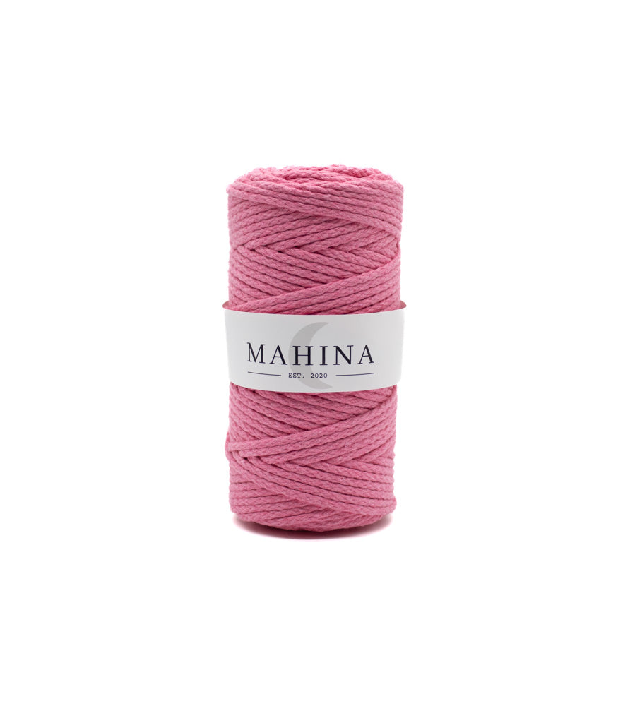 MAHINA Garn 4mm geflochten 100m verschiedene Farben - mahina