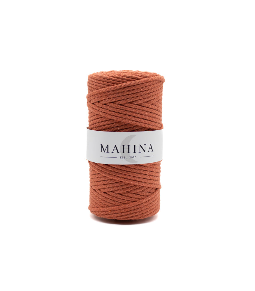 MAHINA Garn 4mm geflochten 100m verschiedene Farben - mahina