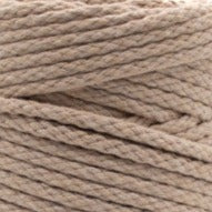 MAHINA Garn 4mm geflochten Beige 100m - MAHINA