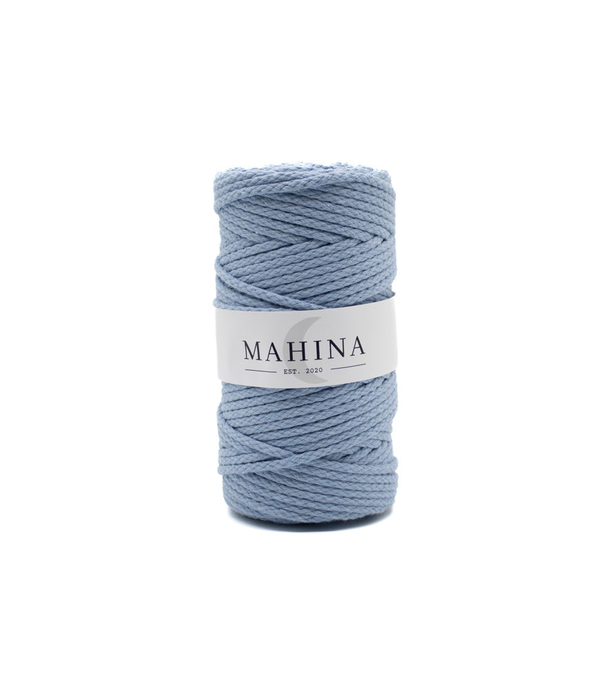 MAHINA Garn 4mm geflochten 100m verschiedene Farben - mahina