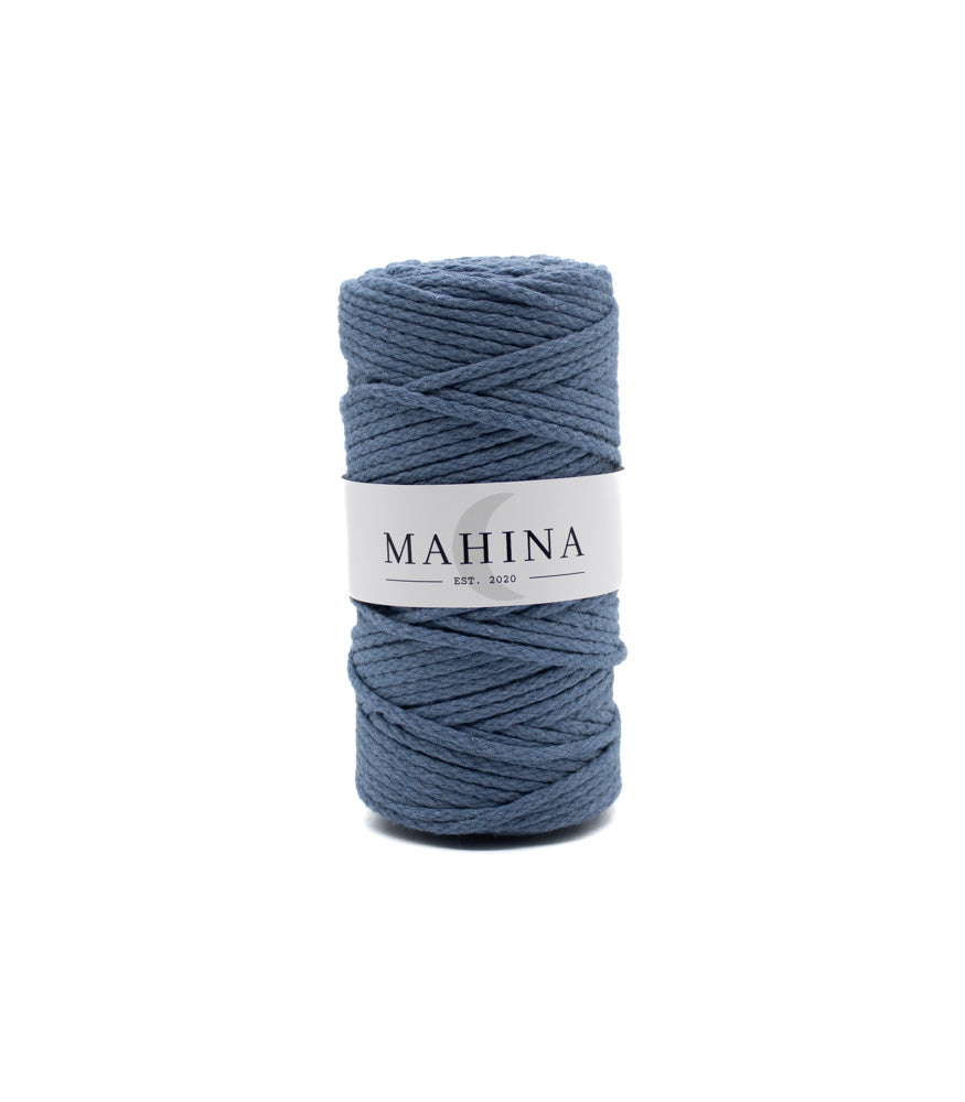 MAHINA Garn 4mm geflochten 100m verschiedene Farben - mahina