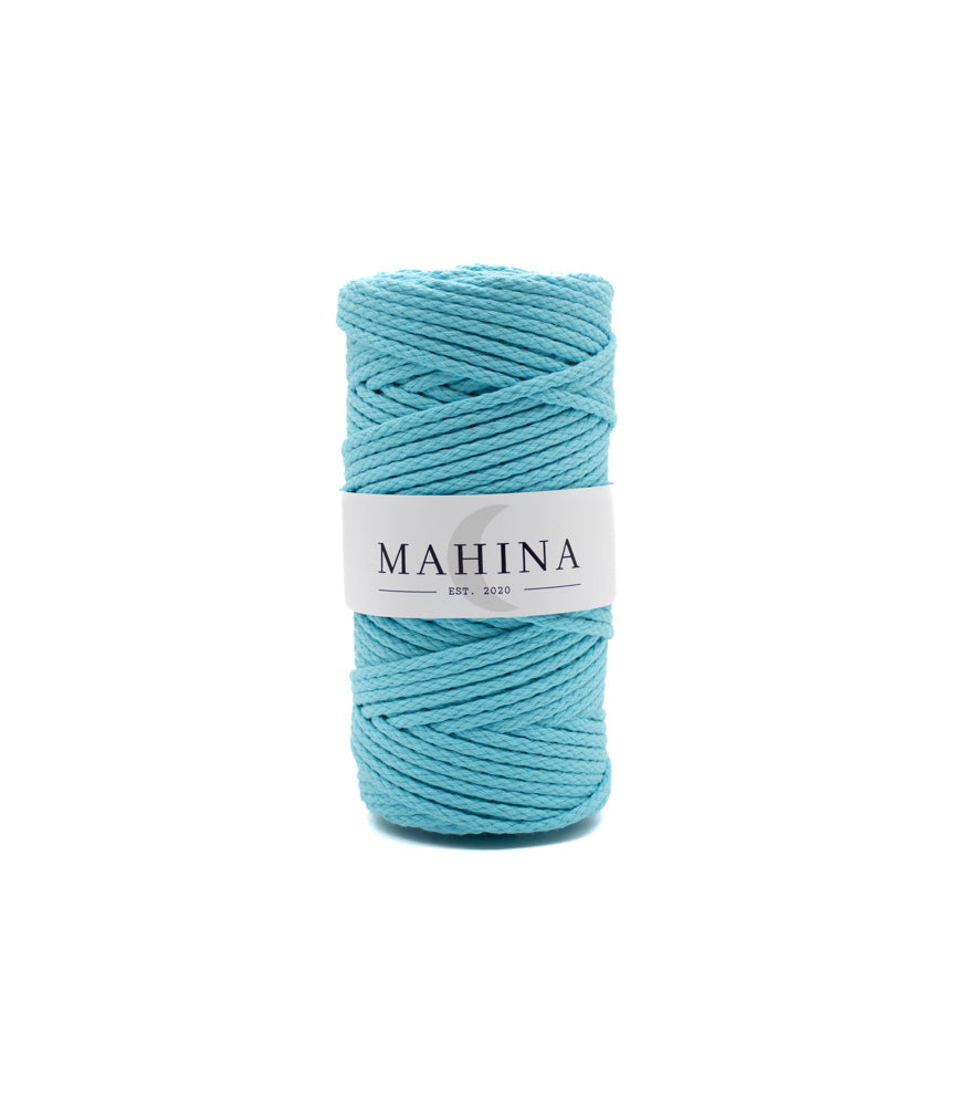 MAHINA Garn 4mm geflochten 100m verschiedene Farben - mahina
