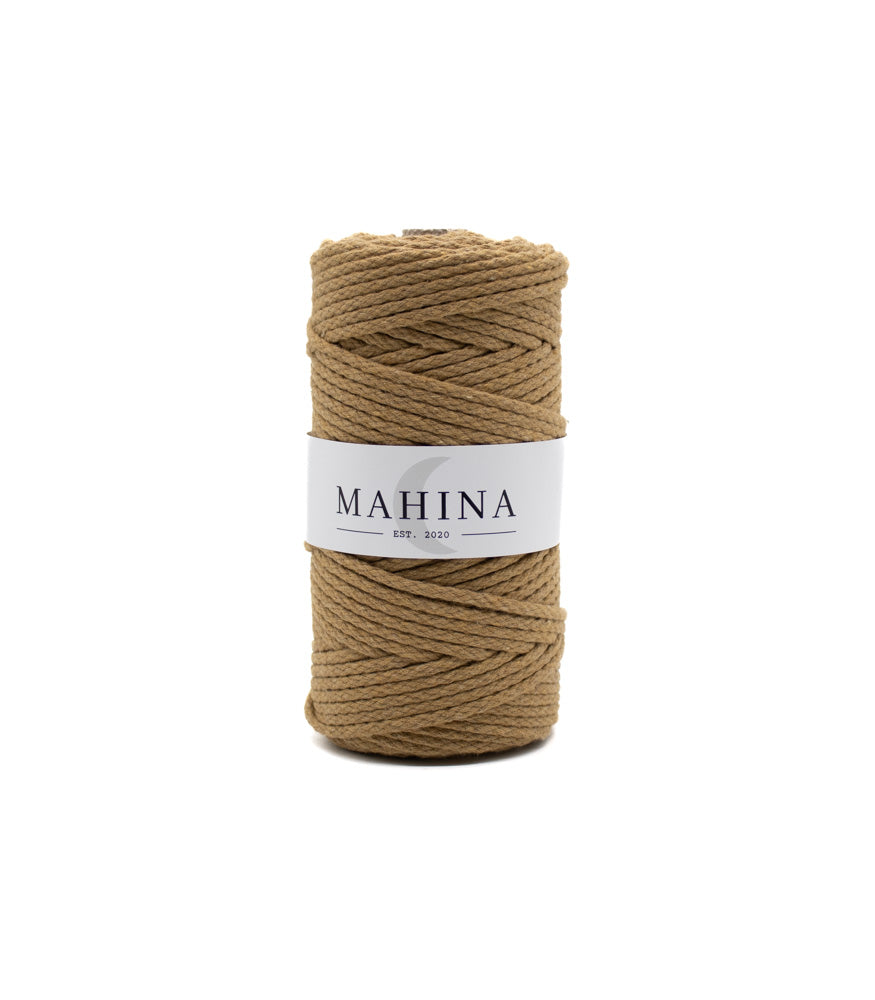 MAHINA Garn 4mm geflochten 100m verschiedene Farben - mahina