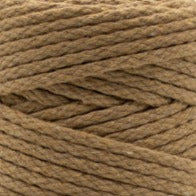 MAHINA Garn 4mm geflochten Camel 100m - MAHINA