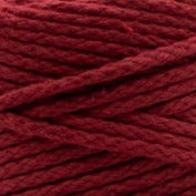 MAHINA Garn 4mm geflochten Purpurrot 100m - mahina