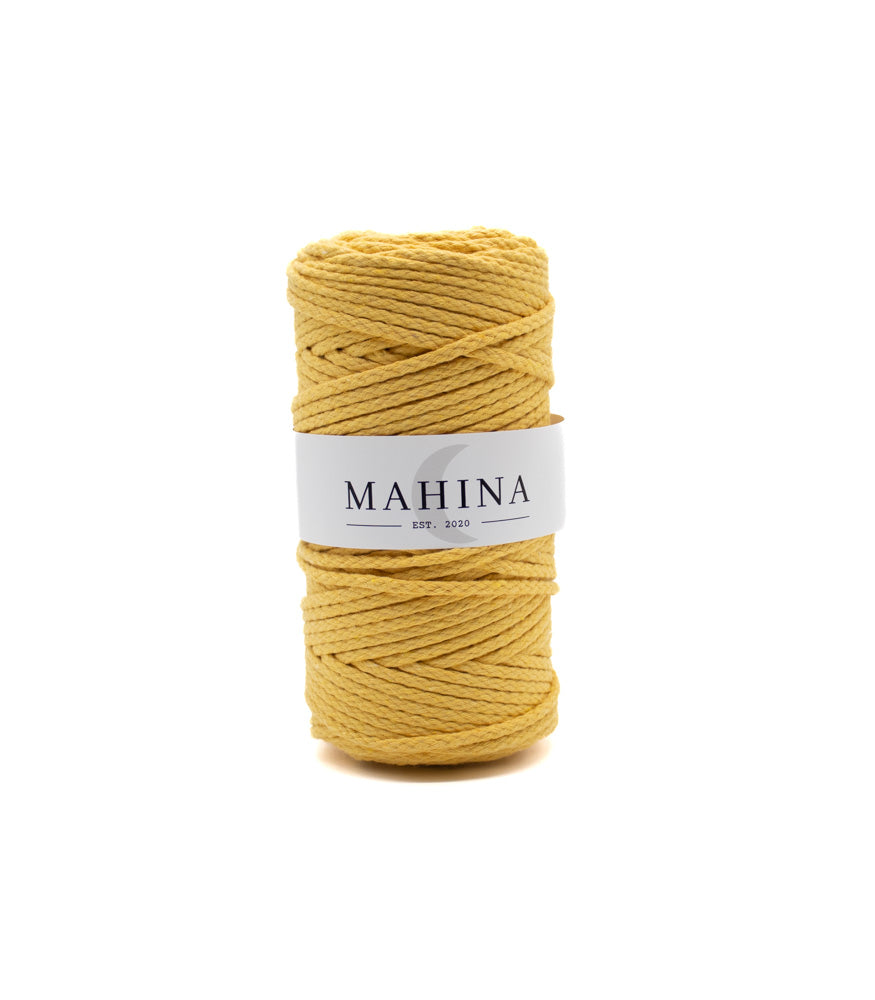 MAHINA Garn 4mm geflochten 100m verschiedene Farben - mahina