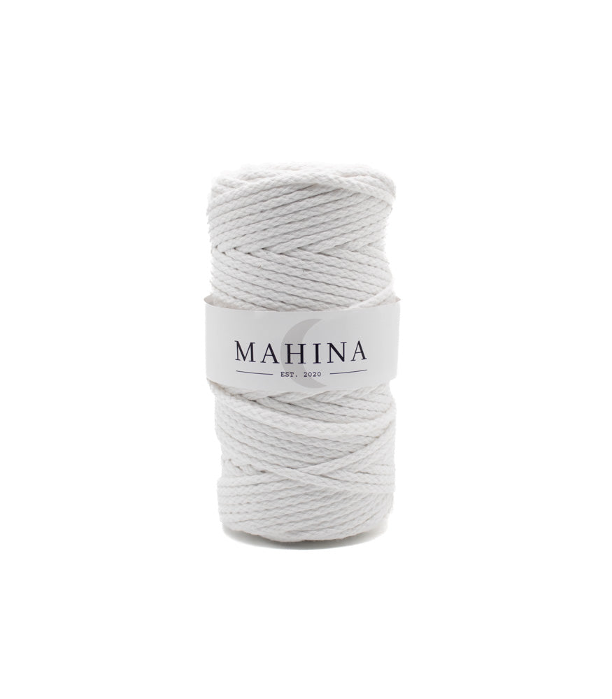 MAHINA Garn 4mm geflochten 100m verschiedene Farben - mahina