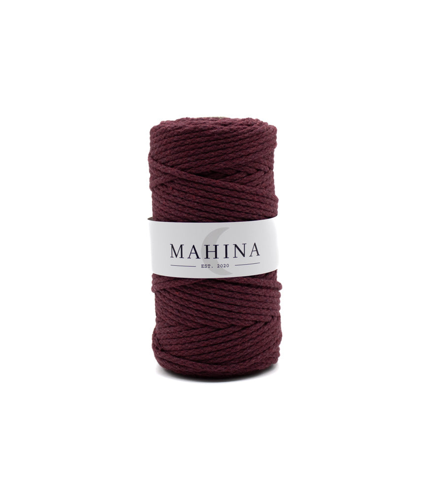 MAHINA Garn 4mm geflochten 100m verschiedene Farben - mahina