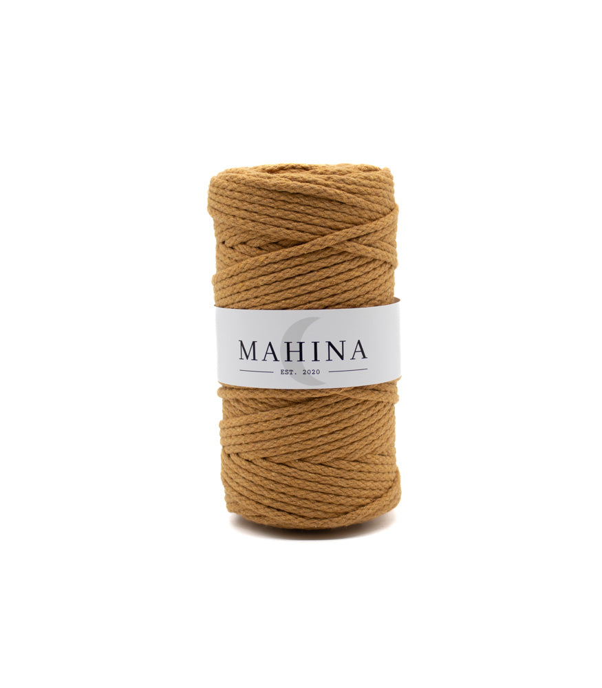 MAHINA Garn 4mm geflochten 100m verschiedene Farben - mahina