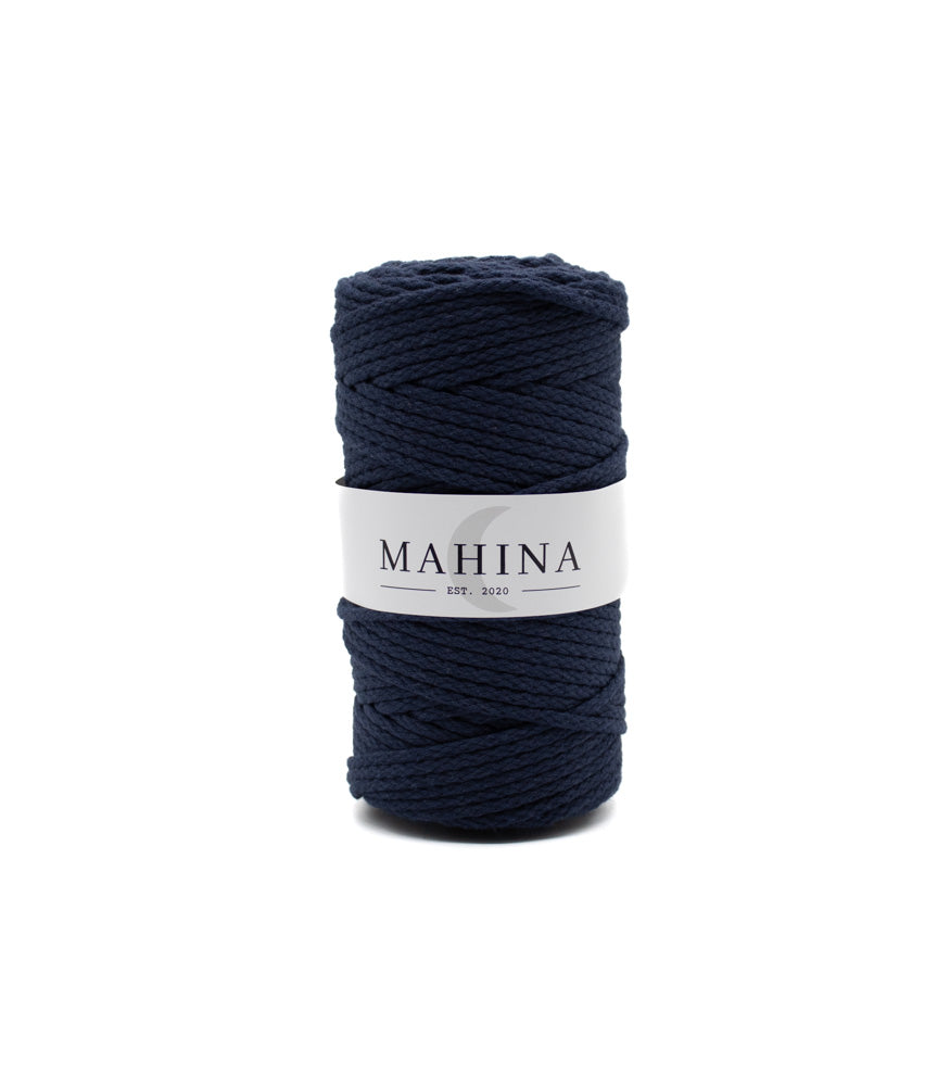 MAHINA Garn 4mm geflochten 100m verschiedene Farben - mahina