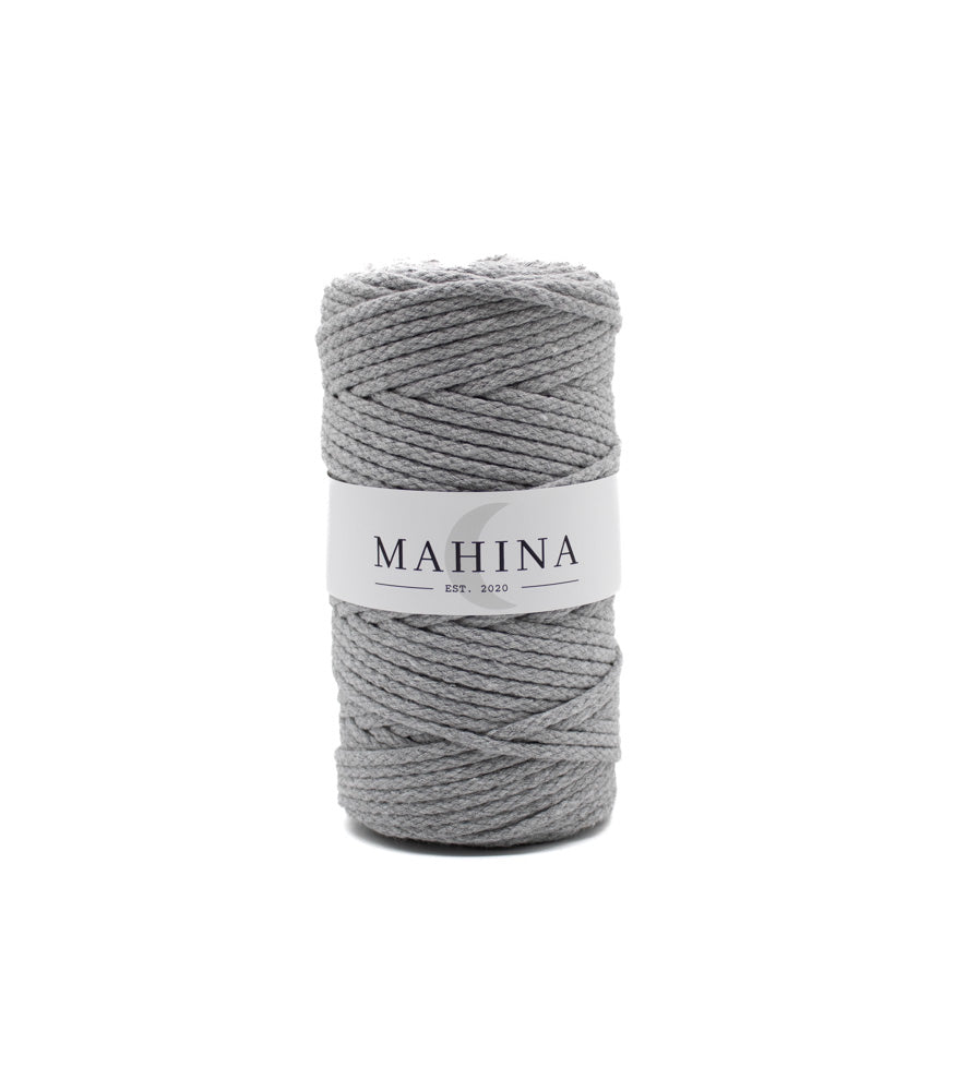 MAHINA Garn 4mm geflochten 100m verschiedene Farben - mahina