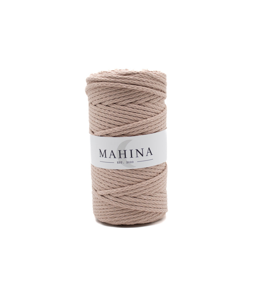 MAHINA Garn 4mm geflochten 100m verschiedene Farben - mahina
