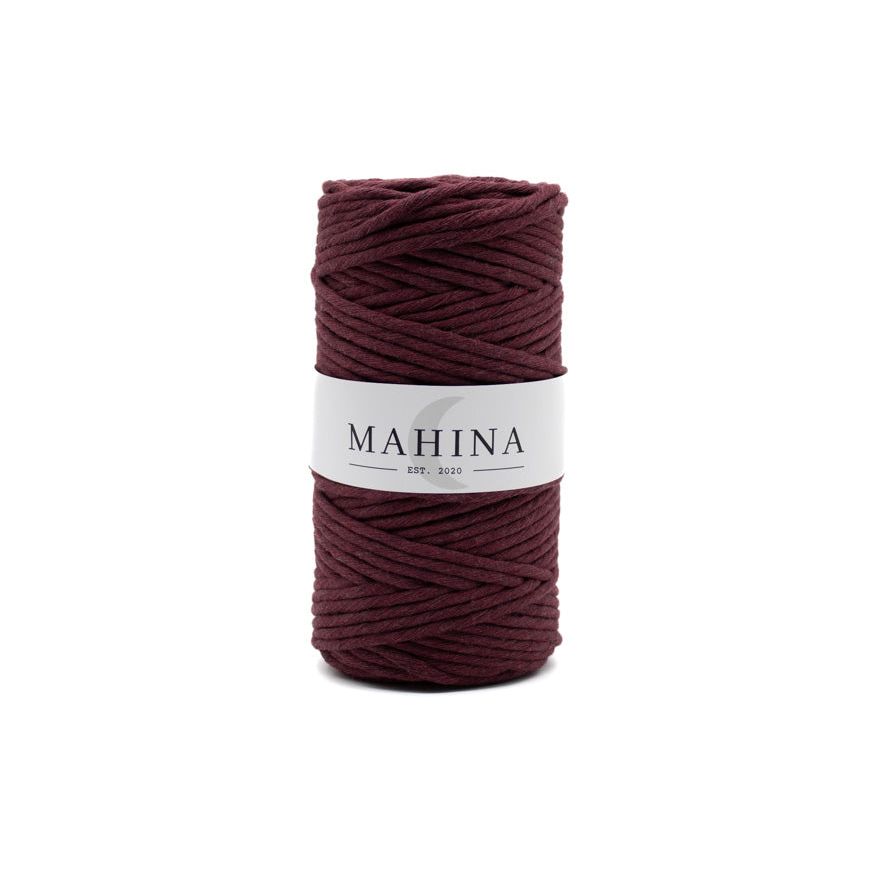 MAHINA Garn 4mm gezwirnt Blackberry 100m - mahina
