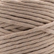 MAHINA Garn 4mm gezwirnt Beige 100m - MAHINA