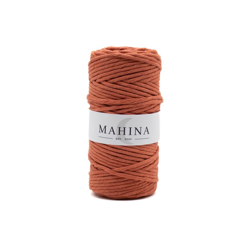MAHINA Garn 4mm gezwirnt Lachs 100m - mahina