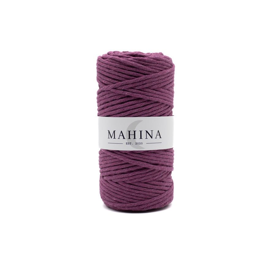 MAHINA Garn 4mm gezwirnt Violett 100m - mahina