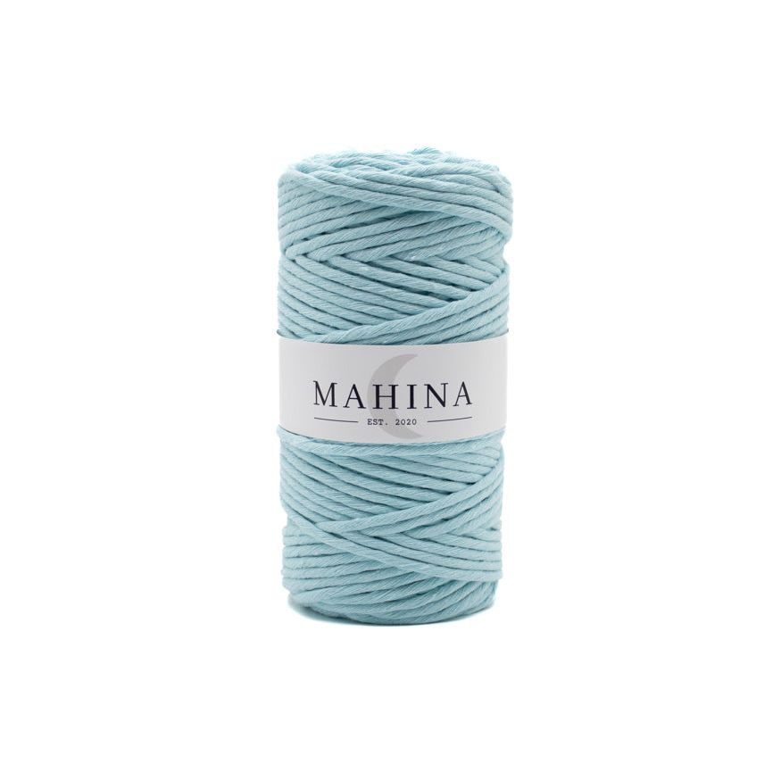 MAHINA Garn 4mm gezwirnt Mint 100m - mahina