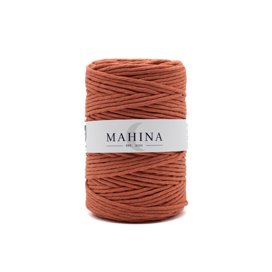 MAHINA Garn 4mm gezwirnt Lachs 200m - mahina