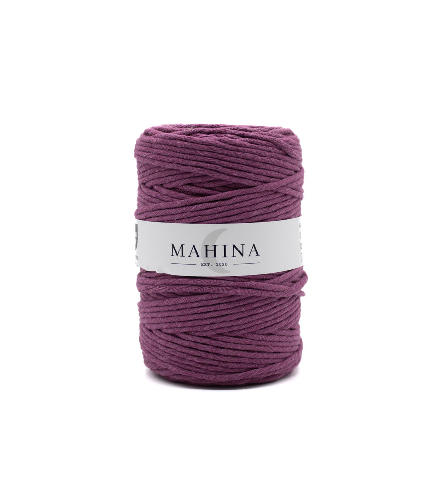 MAHINA Garn 4mm gezwirnt Violett 200m - MAHINA