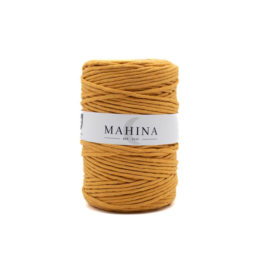 MAHINA Garn 4mm gezwirnt Mango 200m - mahina