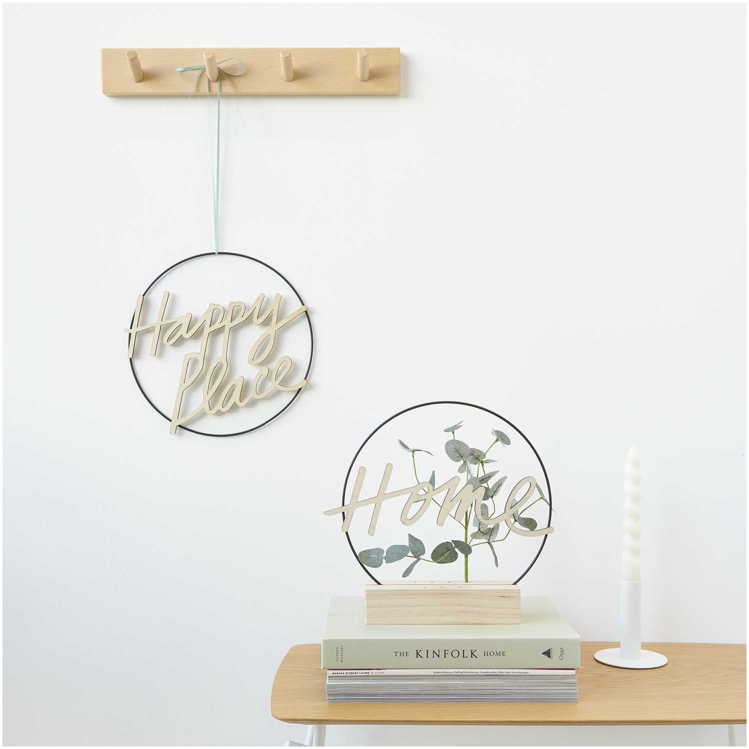 Rico Design Holzschriftzug magnetisch "Home", 28x9cm - mahina