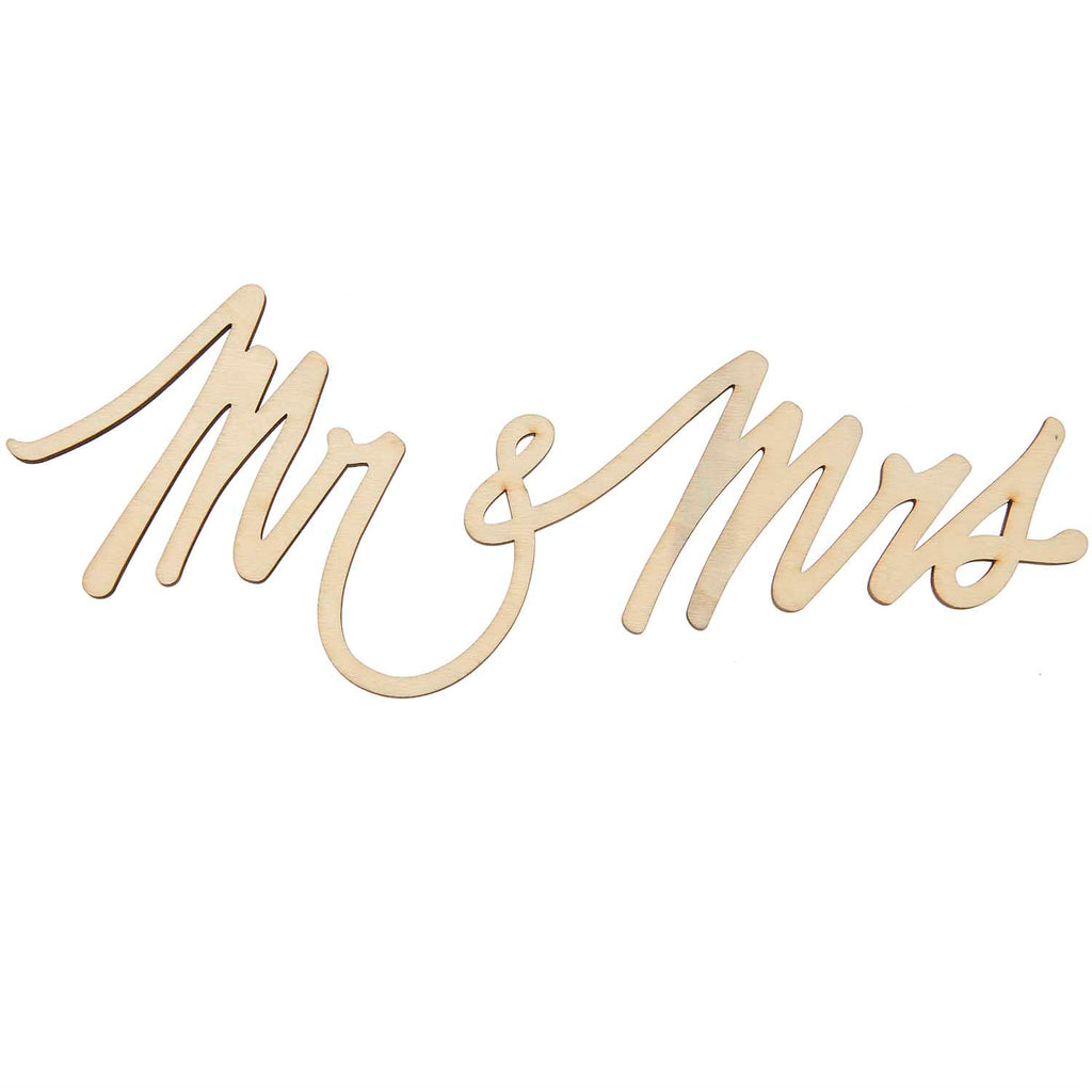 Rico Design Holzschriftzug magnetisch "Mr&Mrs", 26x11cm - MAHINA