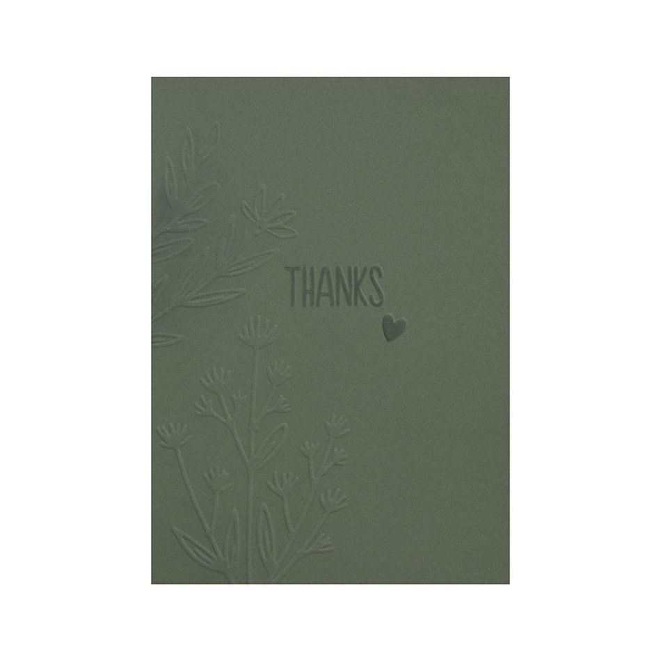 Geschenkkarte "Thanks" - MAHINA