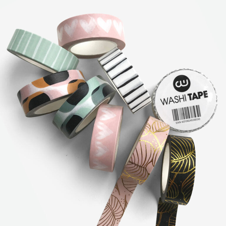 Washi Tape in verschiedenen Sorten 15mm, 10m - mahina