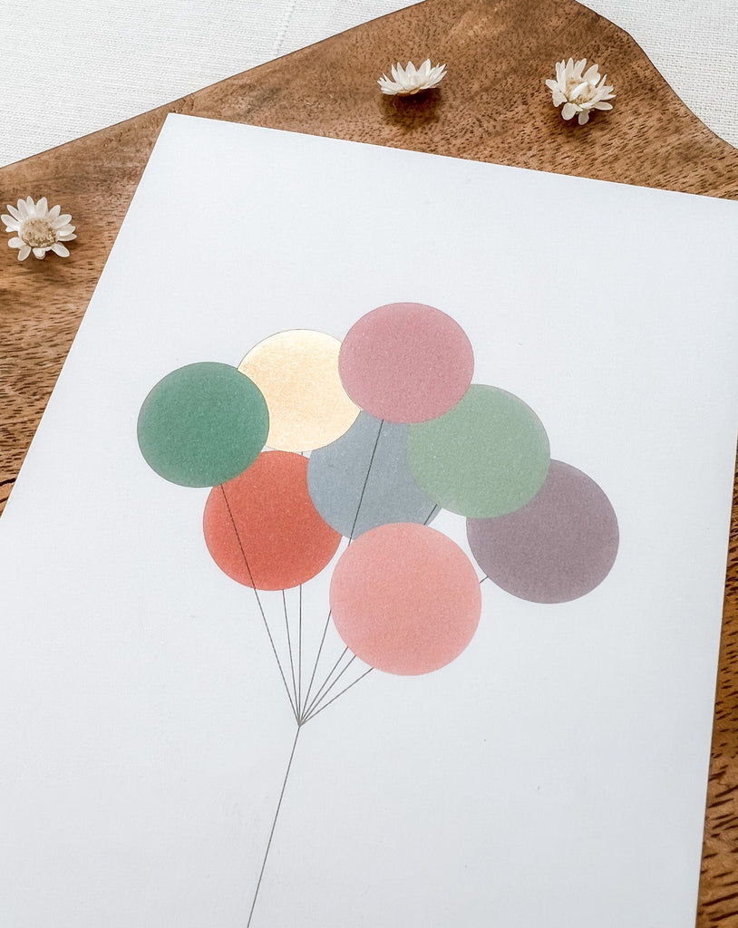 Geschenkkarte "Balloons" - MAHINA