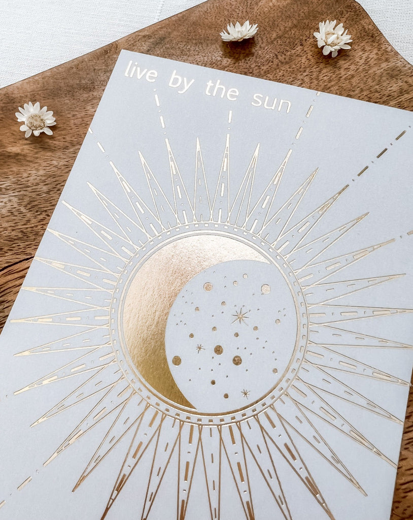 Geschenkkarte "Live by the Sun" - MAHINA