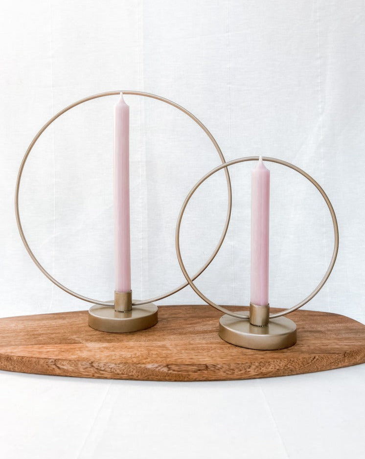 Metallring mit Kerzenständer "Hoop" in verschiedenen Größen - MAHINA