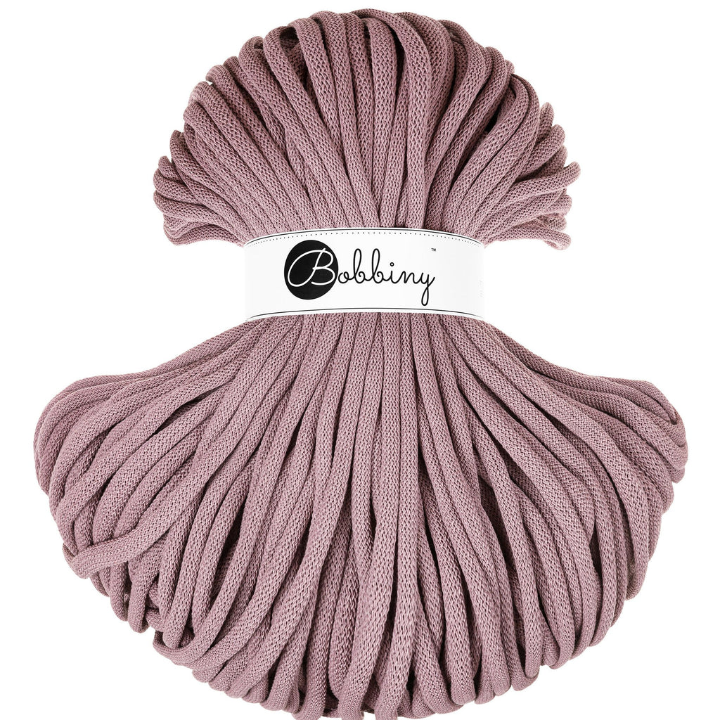 Bobbiny JUMBO Flechtkordel 9mm geflochten Mauve 100m - MAHINA