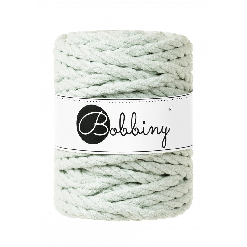 Bobbiny Makramee Garn 9mm 3ply Milky Green 30m - mahina
