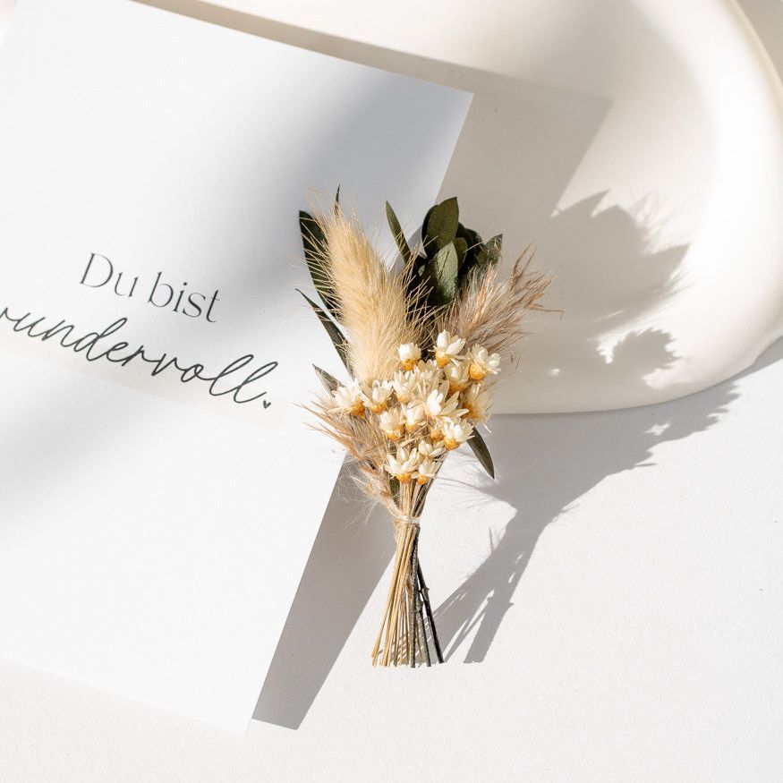 Mini Bouquet aus Trockenblumen