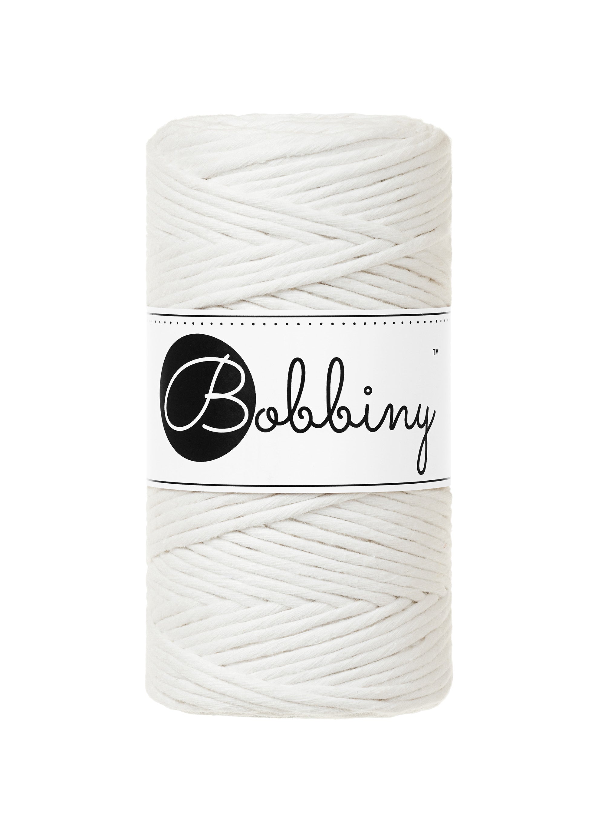 Bobbiny Makramee Garn 3mm gezwirnt 100m verschiedene Farben - mahina