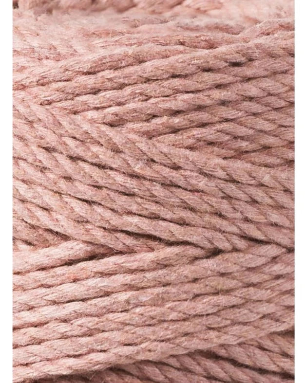 Bobbiny Makramee Garn 1,5mm 3ply Blush 100m - mahina