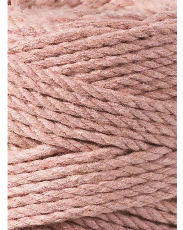 Bobbiny Makramee Garn 1,5mm 3ply Blush 100m - MAHINA